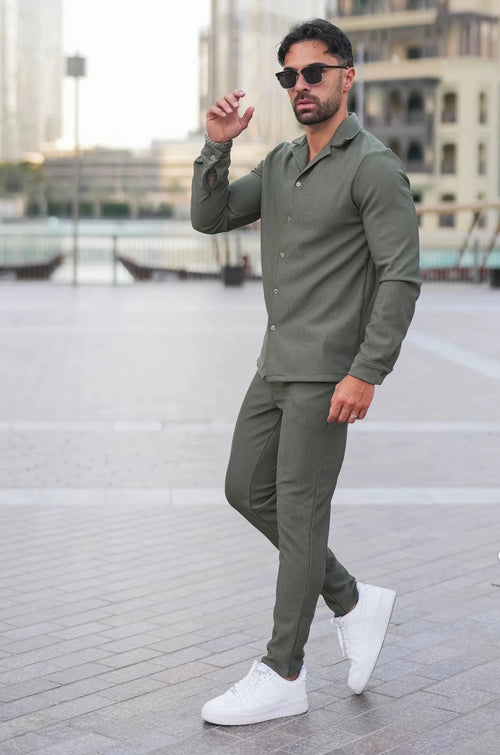 Broncoo Army Essential Button Up Set